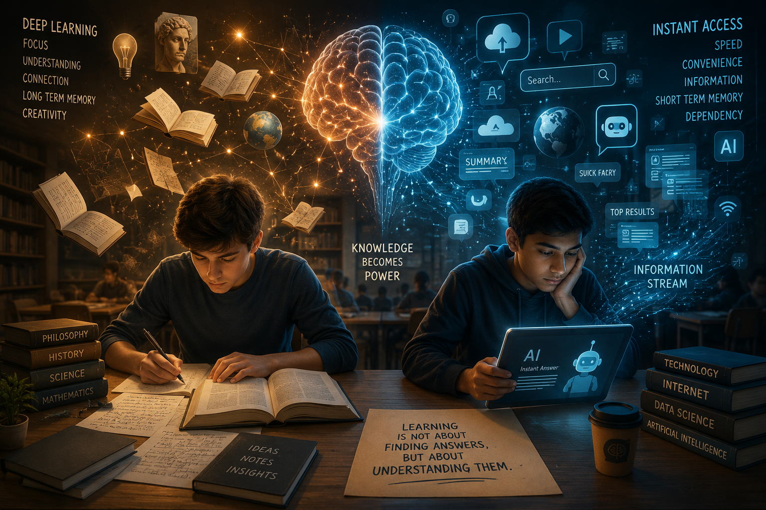 Deep Learning vs Instant Digital Access – The Future of Human Memory