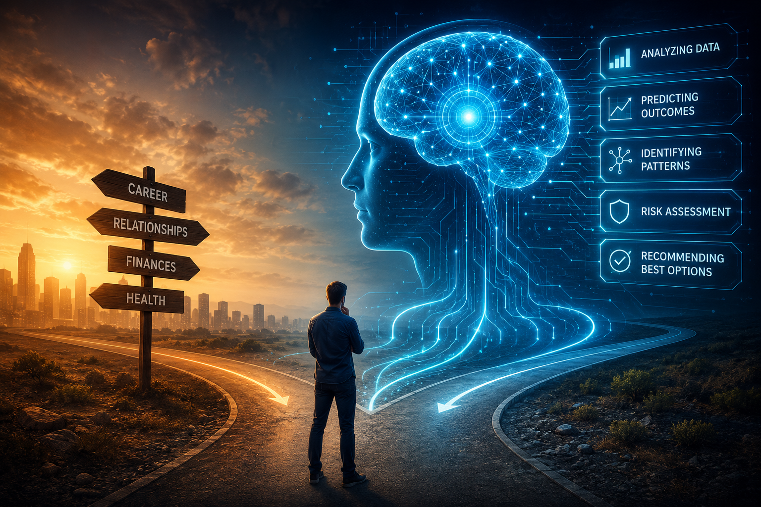 Artificial intelligence helping humans make important life decisions