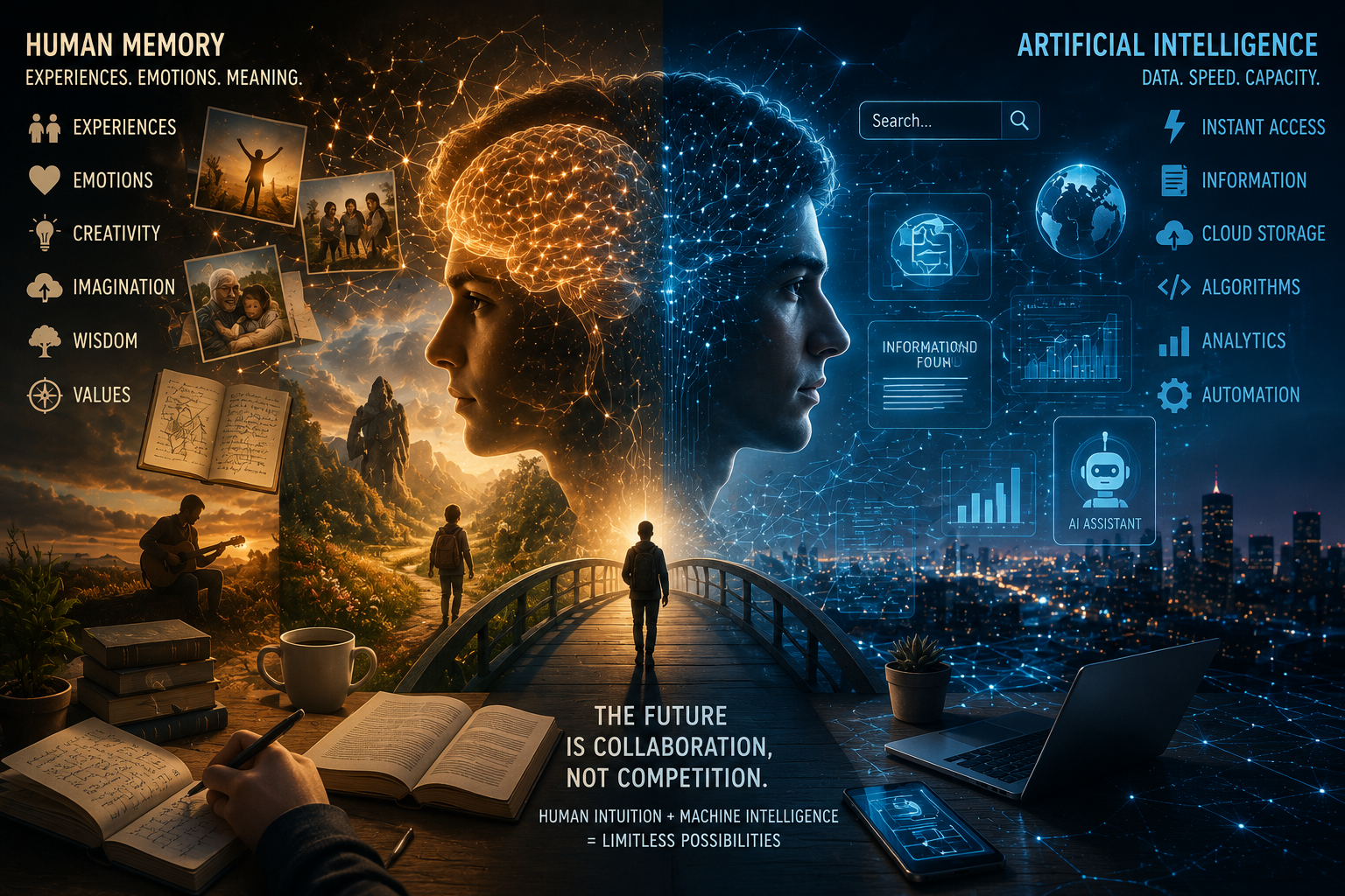 Human Memory vs Artificial Intelligence – Collaboration for the Future