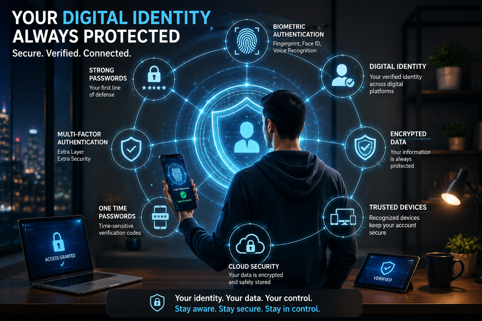 Digital Identity and Invisible Technology Protecting Online Security