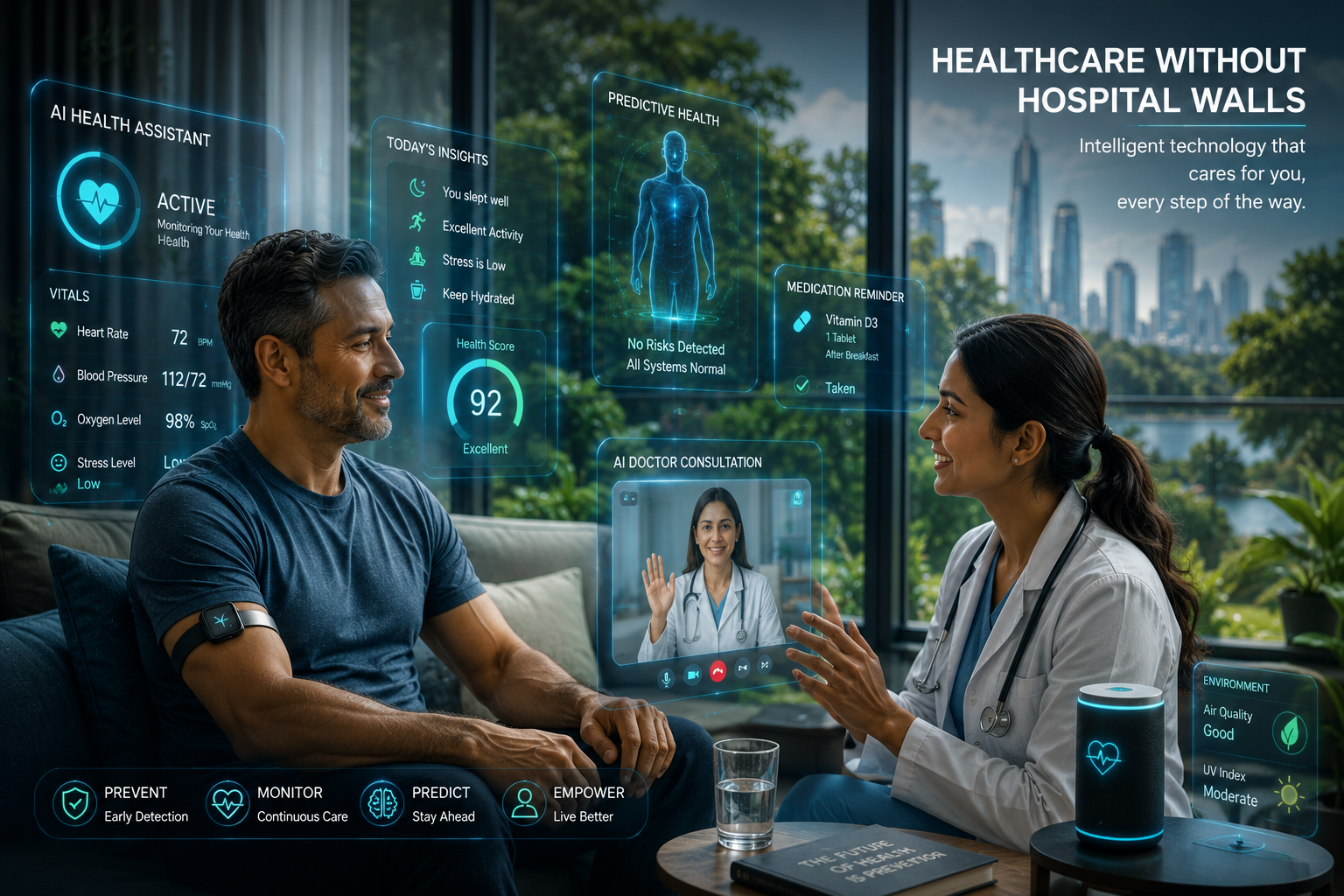 Future Healthcare Intelligent Care Beyond Hospital Walls