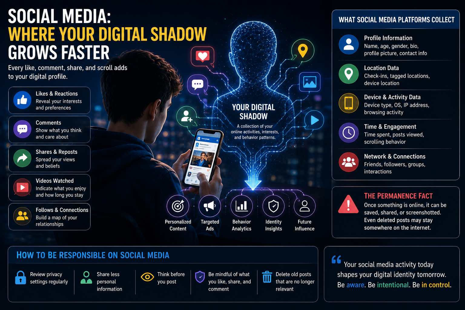 How Social Media Expands Your Digital Shadow