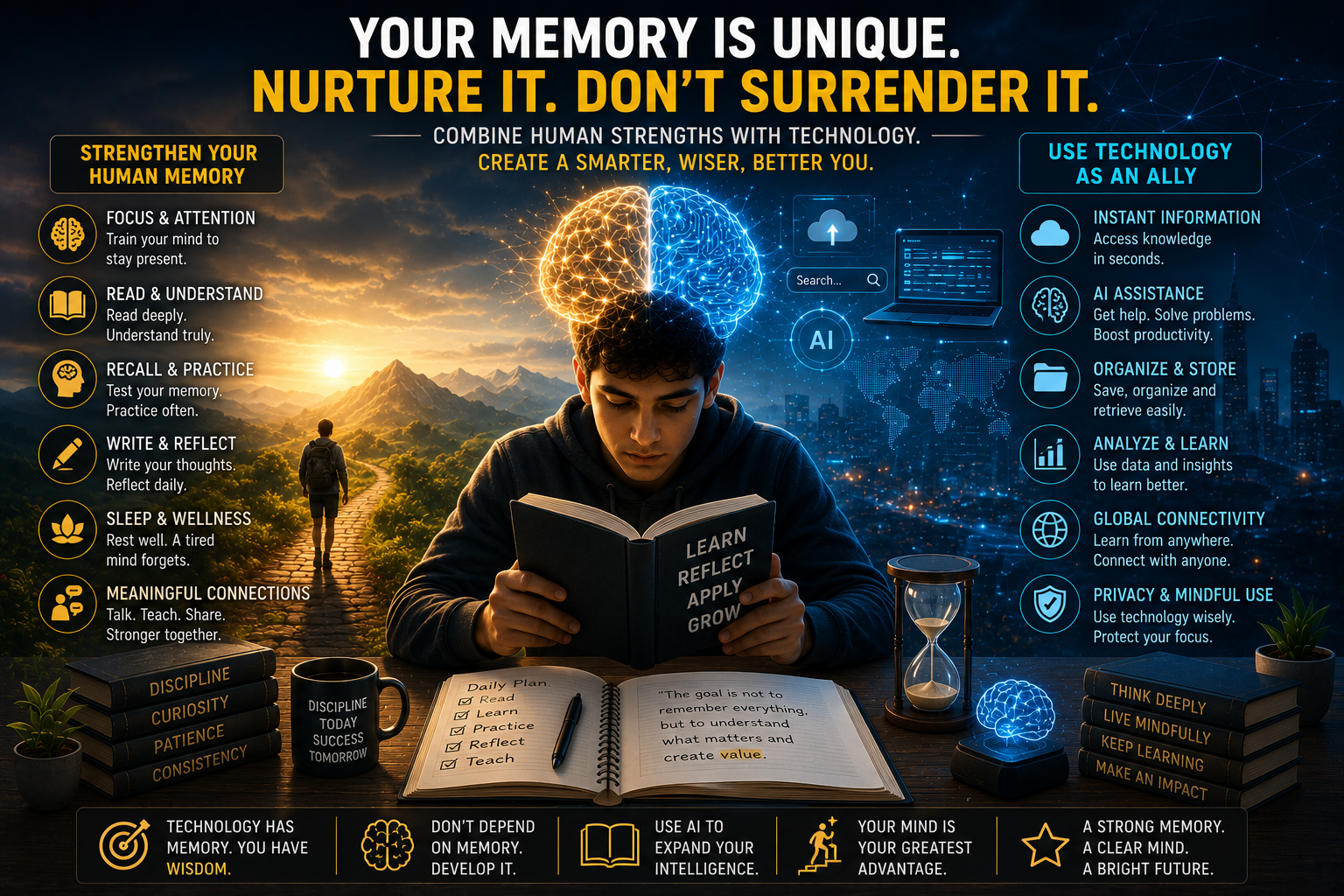 Human Memory and Artificial Intelligence – A Smarter Future Together