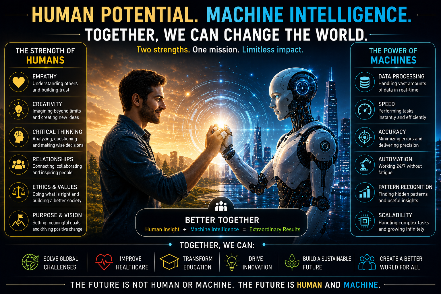 Human Potential and Machine Intelligence - Building the Future Together