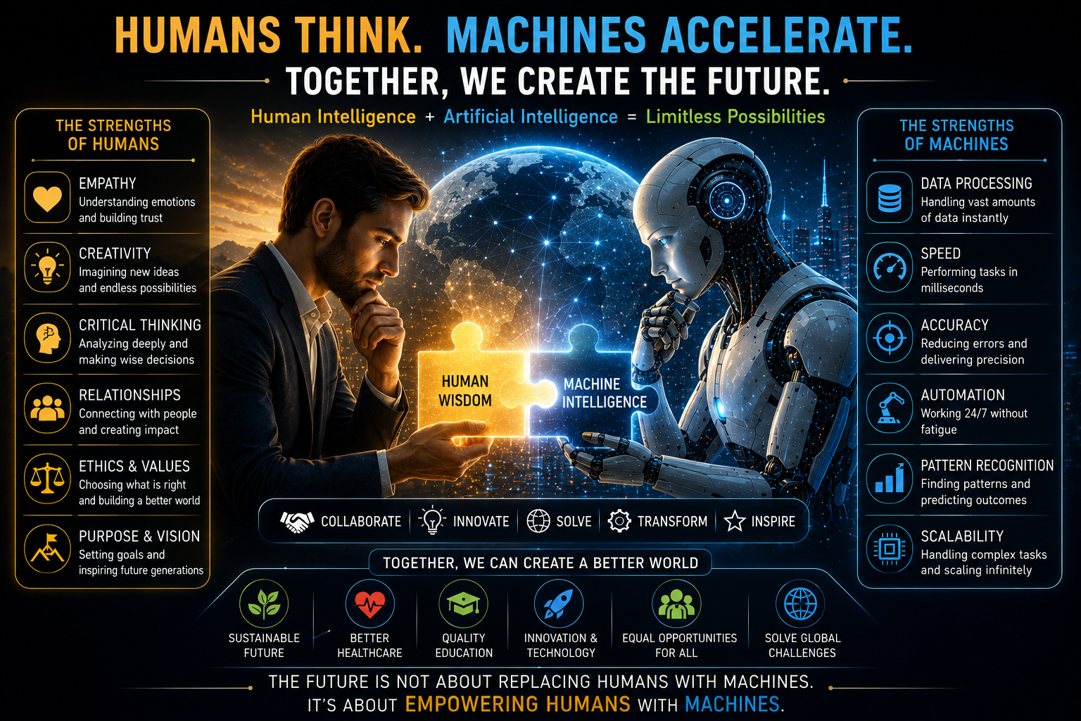 Humans Think, Machines Accelerate - Creating the Future Together
