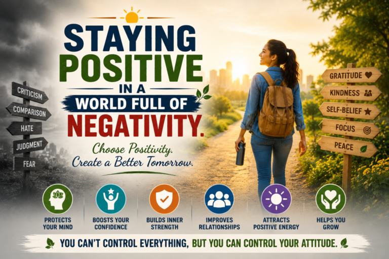Staying Positive in a World Full of Negativity Divyal Vision