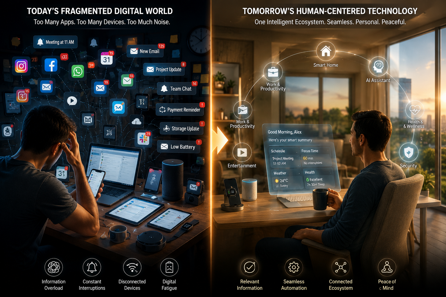 Todays Smart Devices vs Human Centered Technology