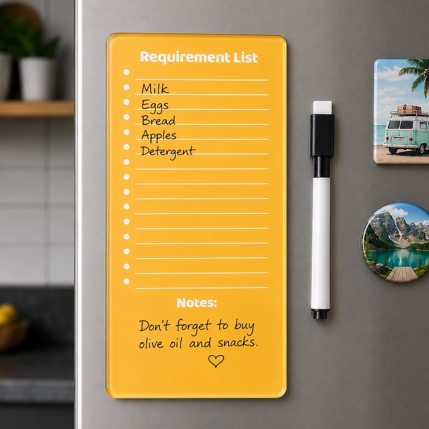 Deskart Magnetic Fridge To Do List Board