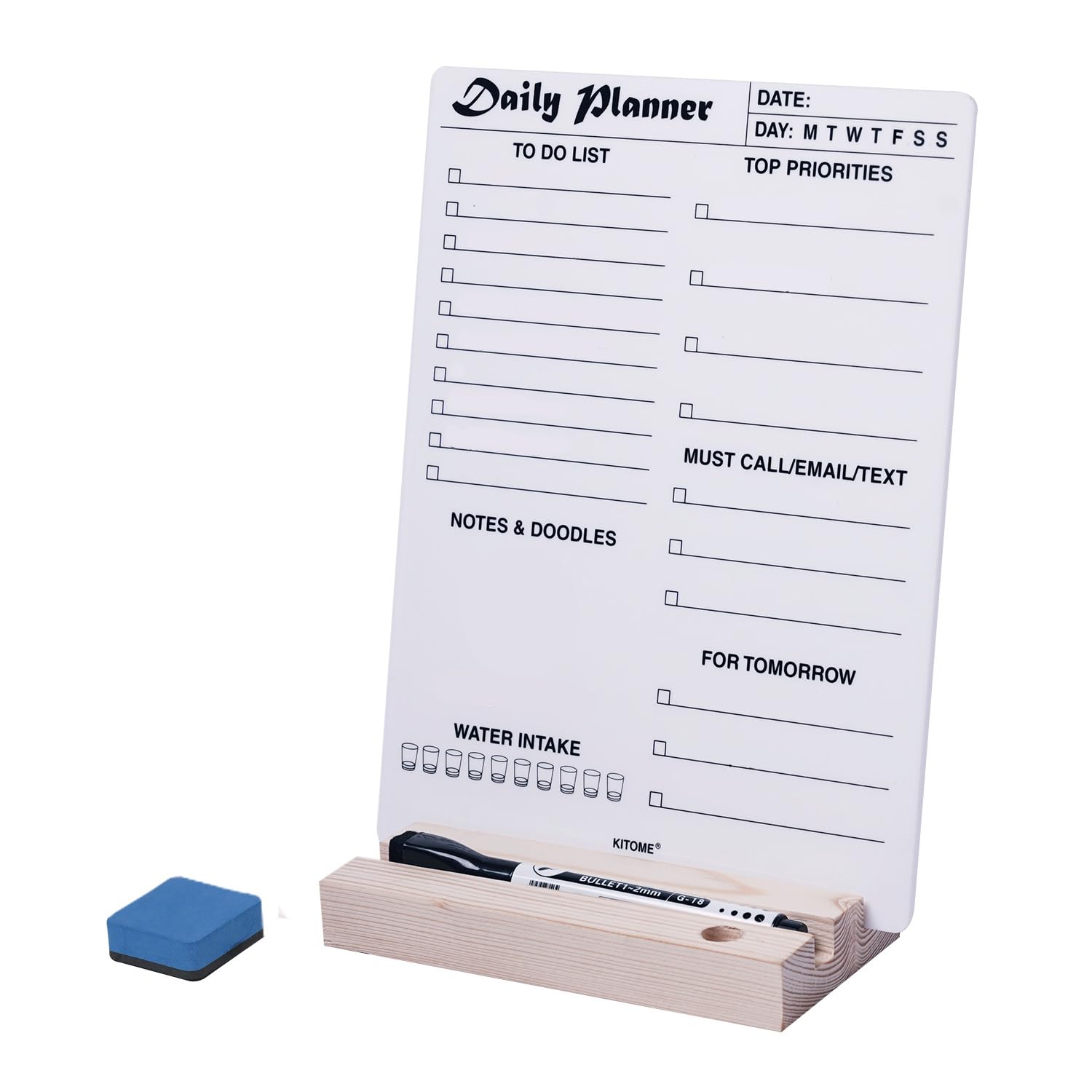 KITOME Acrylic To Do List Daily Planner Board