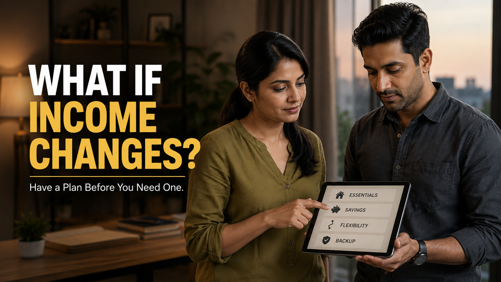 Family Planning for Changes in Income