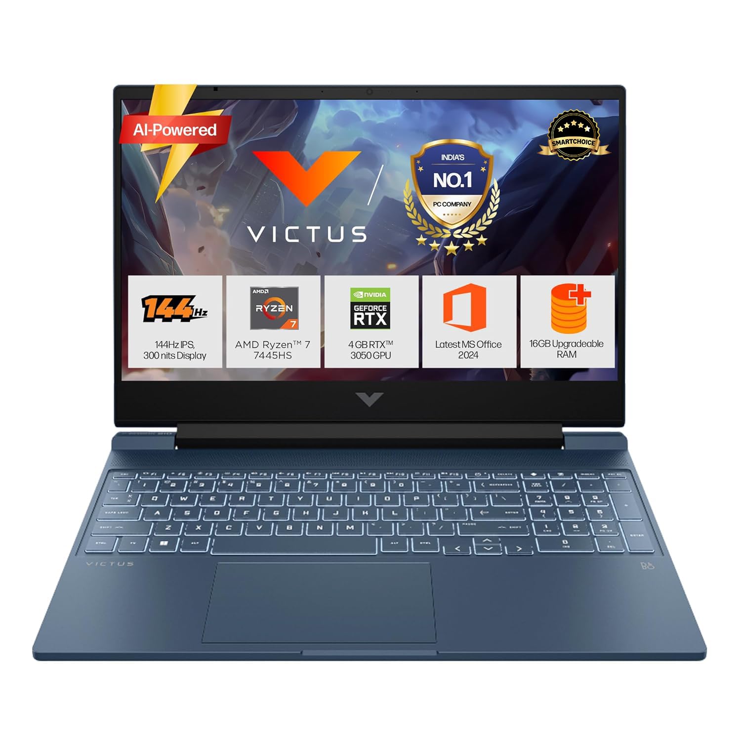 HP Victus AMD Ryzen 7 7445HS Gaming Laptop