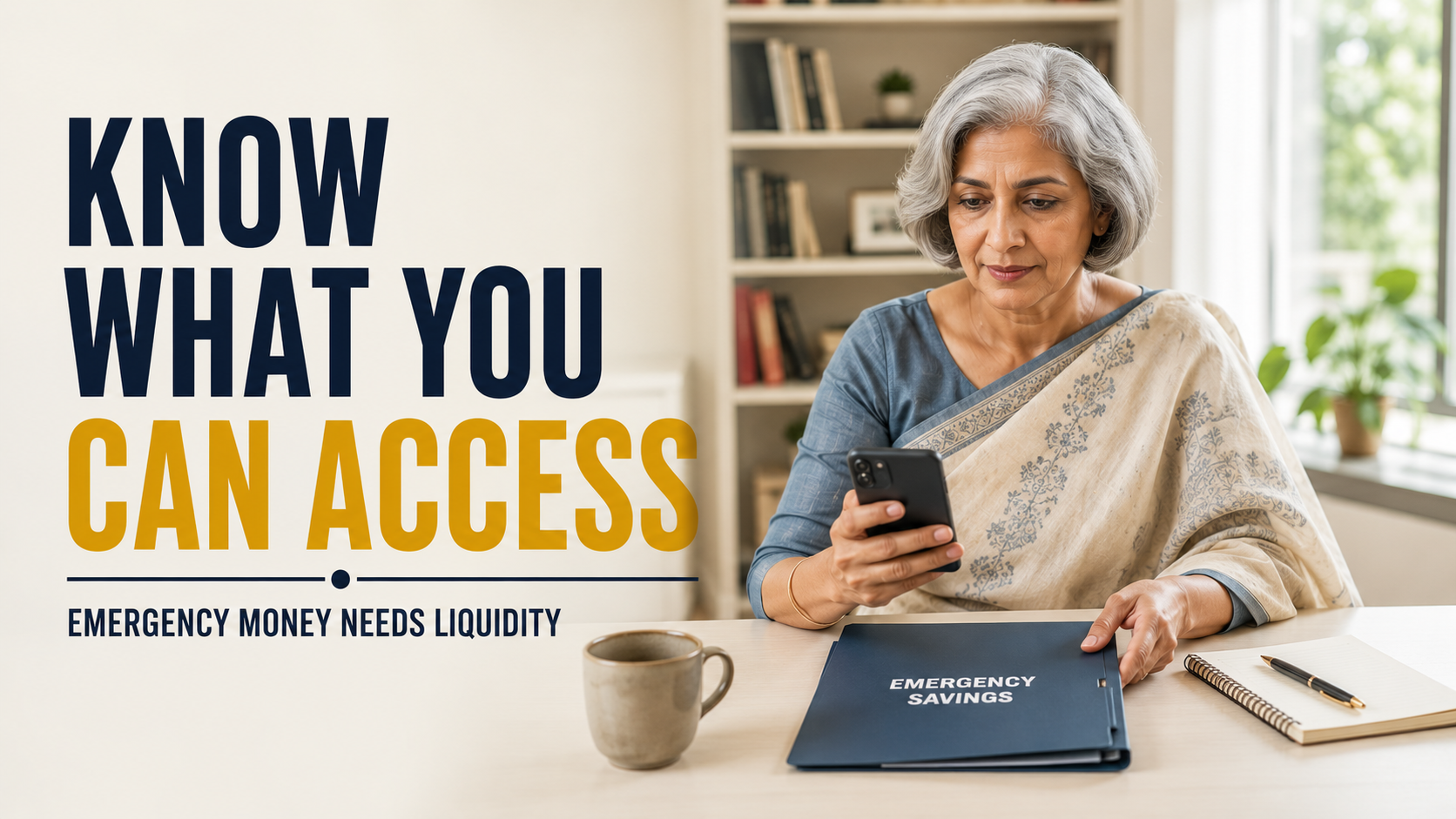 Keeping emergency money accessible