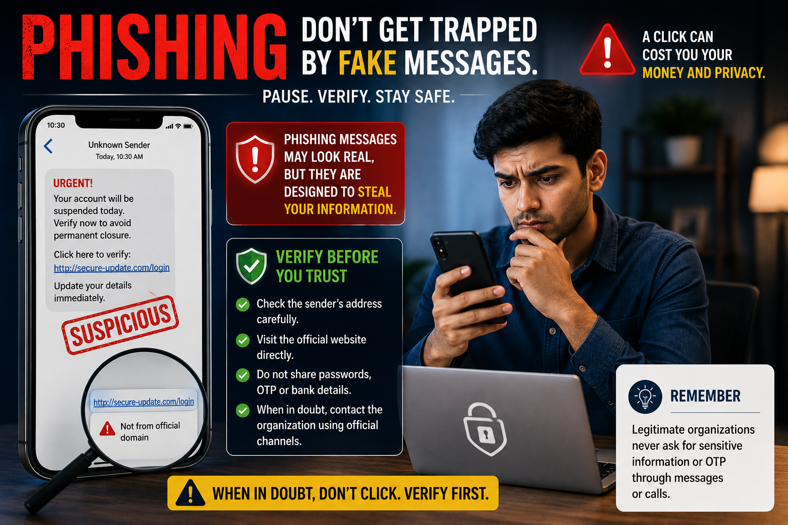 Phishing Messages and Legal Awareness