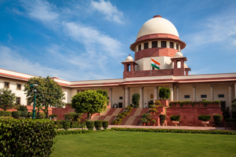 Supreme Court of India building in New Delhi