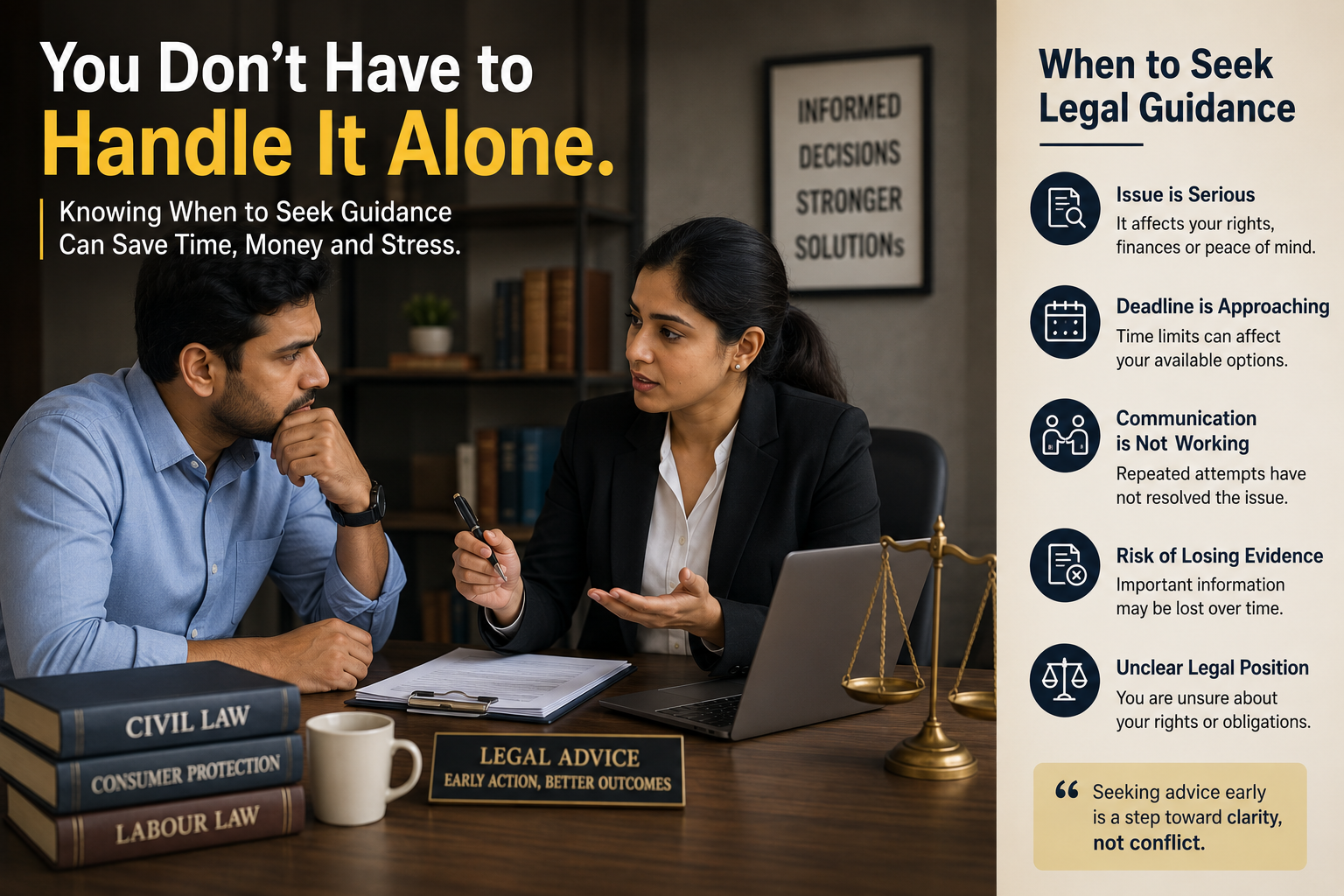 When Professional Guidance May Be Appropriate