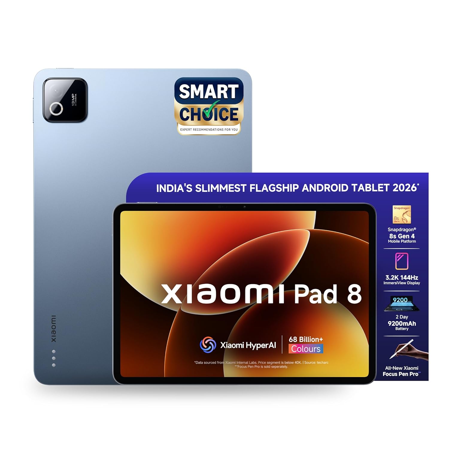 XIAOMI Pad 8 Titanium Blue 8GB RAM 128GB Storage
