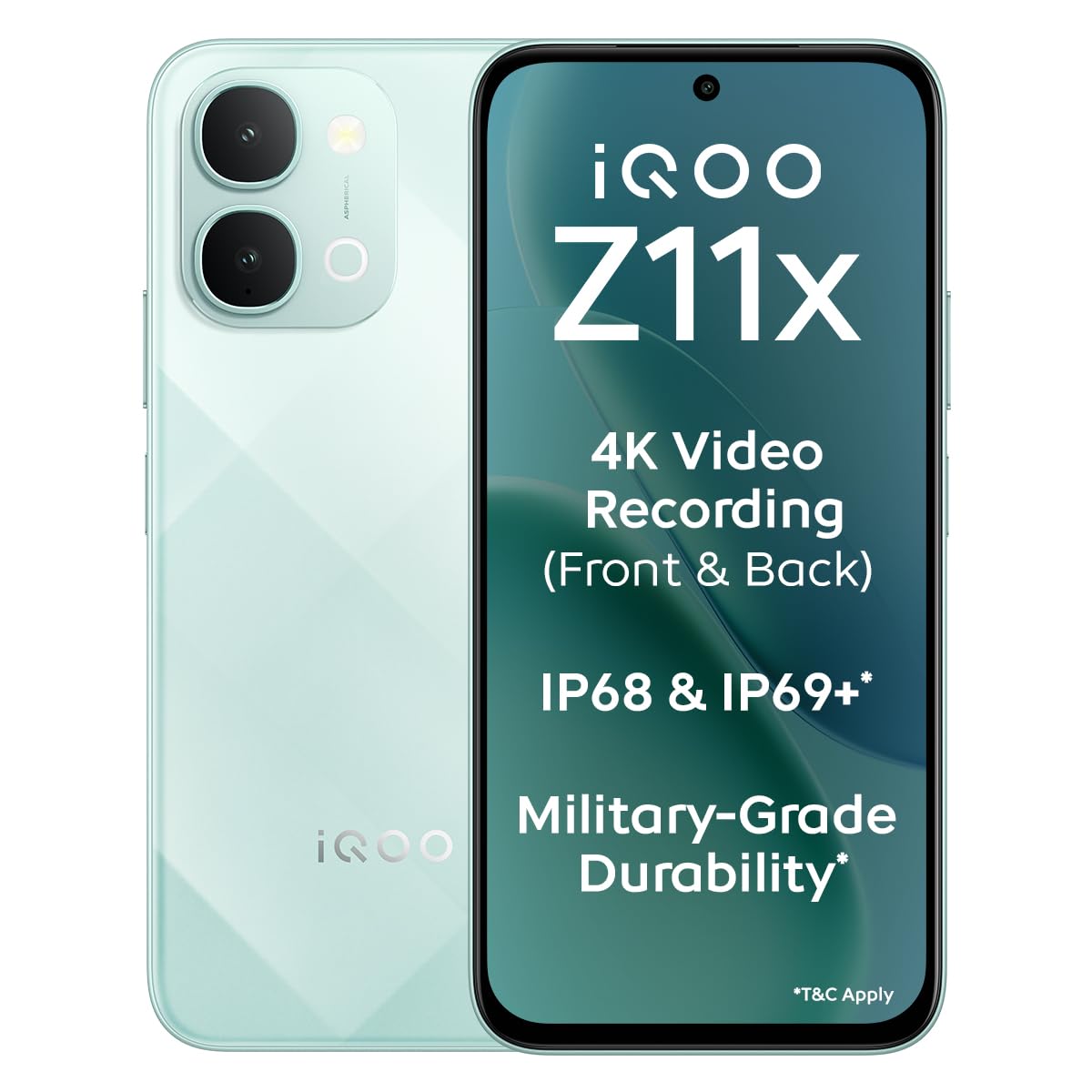 iQOO Z11x 5G Prismatic Green 8GB RAM 128GB Storage