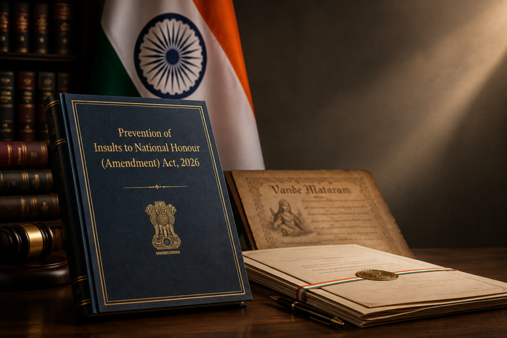 Prevention of Insults to National Honour Amendment Act 2026: What the New Law Means for Vande Mataram