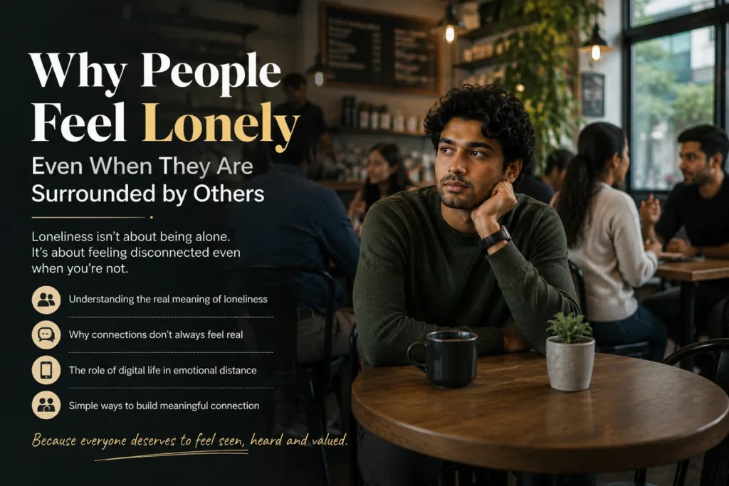 Why People Feel Lonely Even When They Are Surrounded by Others