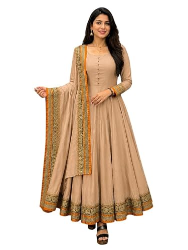 Anarkali Maxi Gown for Women with Dupatta