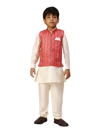 Pro-Ethic Style Developer Boys Kurta Set with Waistcoat