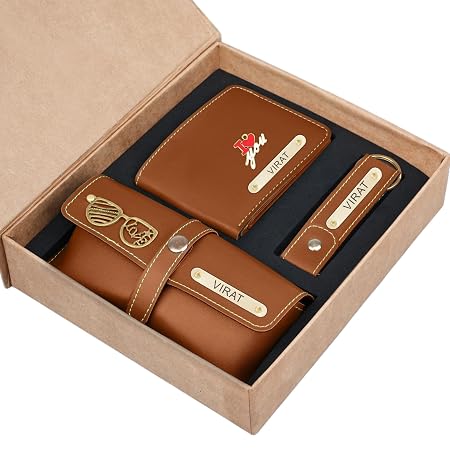 The Wallet Store Personalized Deluxe Customized Set for Men