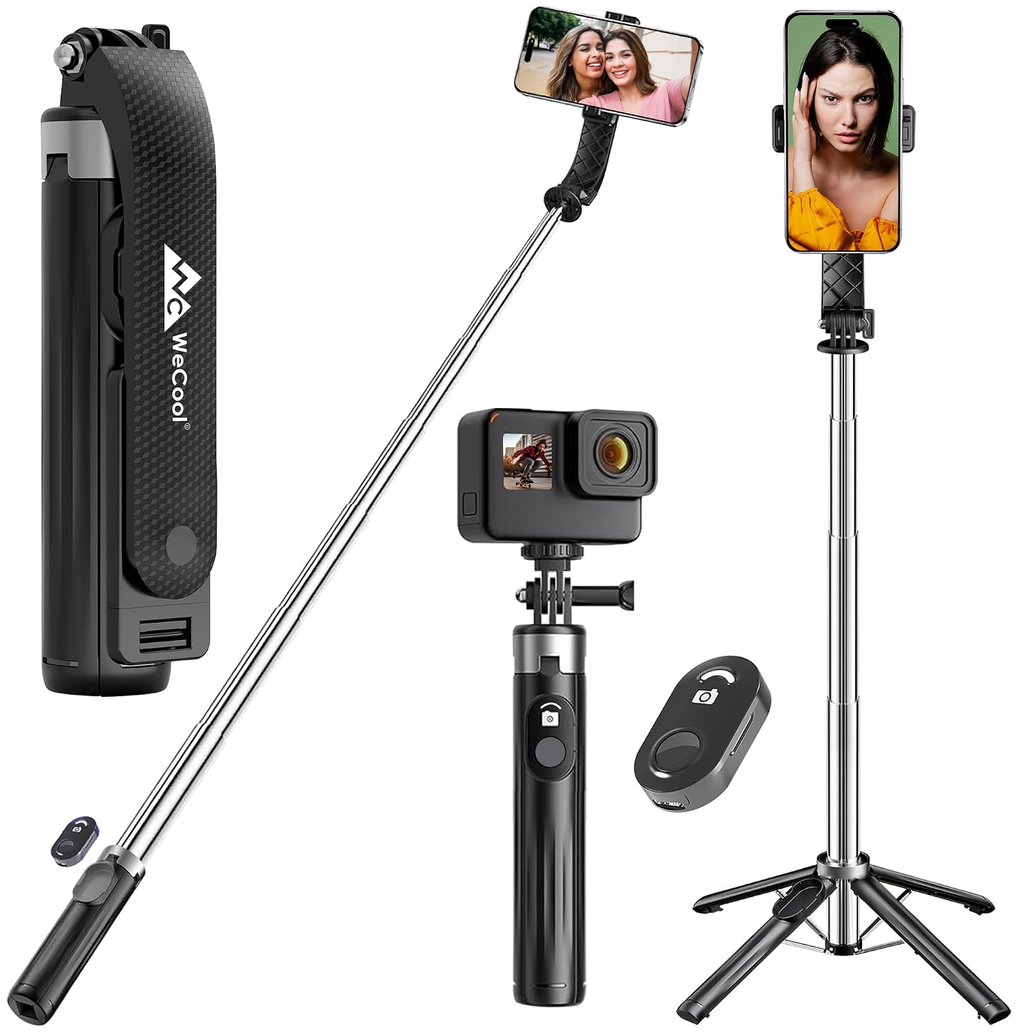 WeCool S3 selfie stick tripod for mobile